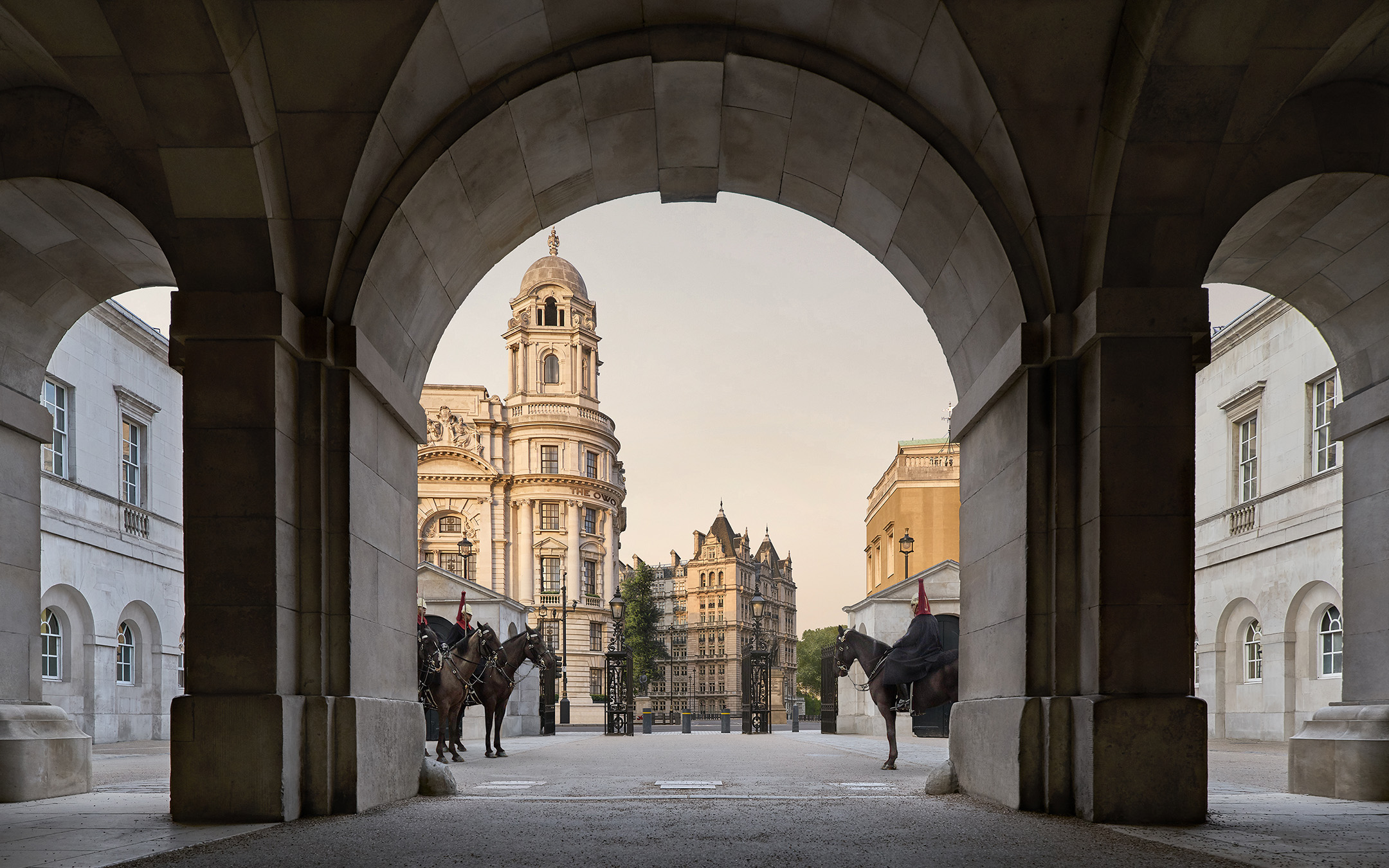 The OWO viewed from Horseguards Parade - Whitehall